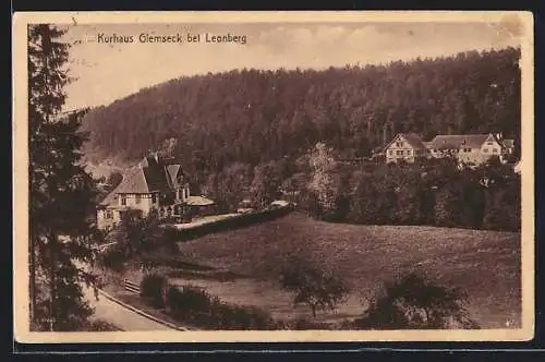 AK Leonberg /Württ., Kurhaus Glemseck mit Umgebung und Strasse