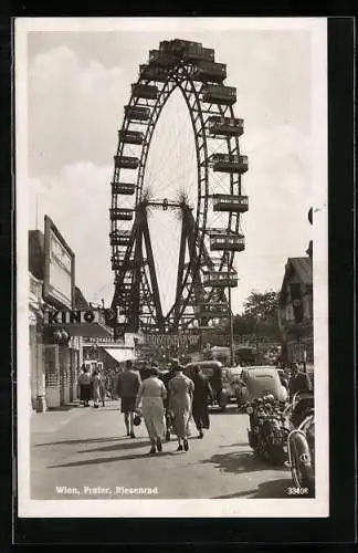 AK Wien, Prater, Riesenrad und Kino