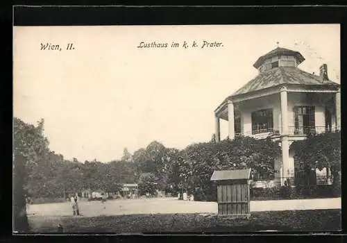 AK Wien, Lusthaus im k. k. Prater