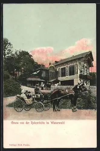 AK Neuwaldegg, Rohrerhütte im Wienerwald