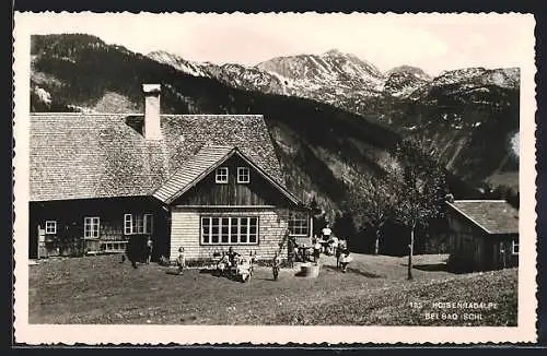 AK Bad Ischl, Gasthaus an der Hoisenradalpe