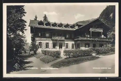 AK Kaprun, Am Gasthaus Alpenhaus Kesselfall