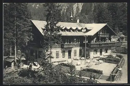 AK Kaprun, Blick auf das Kesselfall-Alpenhaus