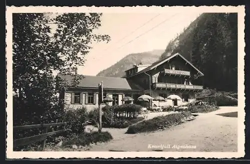 AK Kaprun, Blick auf das Gasthaus Kesselfall Alpenhaus