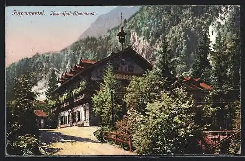 AK Kaprun im Kaprunertal, Gasthaus Kesselfall-Alpenhaus
