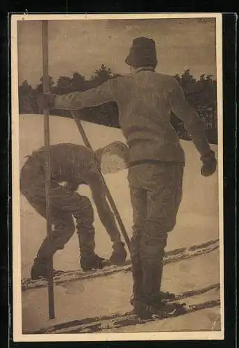 AK Dresden, 1. JuryfreieKunst-Ausstellung 1913, Winter von Reinhold Vetter
