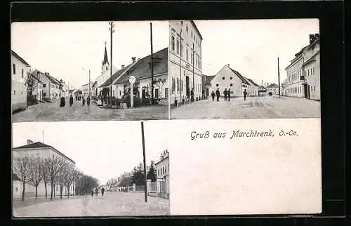 AK Marchtrenk, Drei Motive aus dem Ort