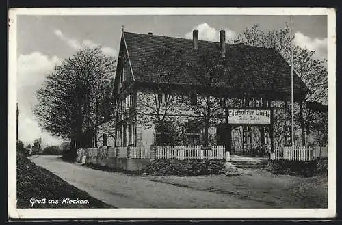 AK Klecken, Der Gasthof zur Linde von Gustav Soltau