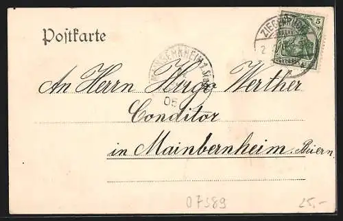 AK Keila, Ortspartie mit Blick zur Kirche, Gasthaus zur Linde