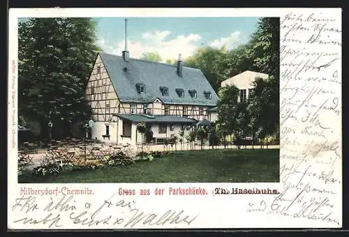 AK Chemnitz-Hilbersdorf, Gasthaus Parkschänke Th. Haselhuhn