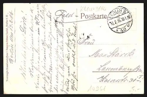 AK Berlin-Kreuzberg, Aschinger-Haus in der Oranienstrasse 145-146