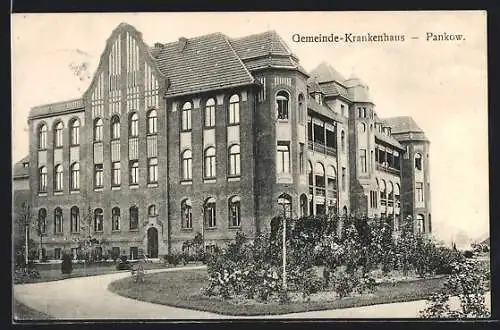 AK Berlin-Pankow, Gemeinde-Krankenhaus mit Anlage