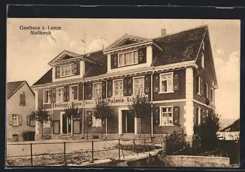 AK Messkirch, Gasthaus zum Lamm, Gebäudeansicht