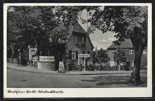 AK Malchow / Mecklenburg, Gasthaus Klosterklause