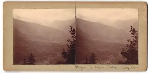 Stereo-Fotografie unbekannter Fotograf, Ansicht Niederalpl, Brigue le Valais, le Col du Simplon