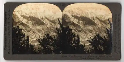 Stereo-Fotografie Keystone View Company, Meadville, Ansicht Colorado, Clear Creek Canyon in Winter