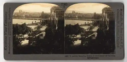Stereo-Fotografie Keystone View Company, Meadville, Ansicht Geneva / Genf, Home of the league of nations