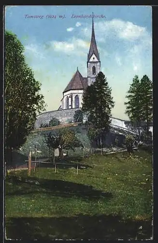 AK Tamsweg, Blick zur Leonhardskirche