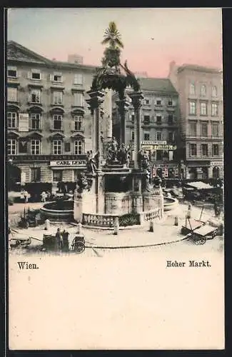 AK Wien, Hoher Markt, Brunnen