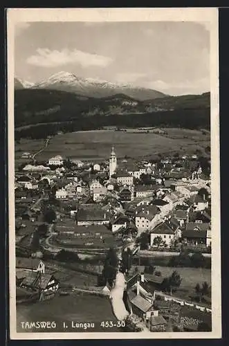 AK Tamsweg i. Lungau, Ortsansicht aus der Vogelschau