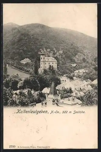 AK Kaltenleutgeben, Ansicht der Kirche