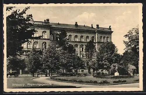 AK Schleswig, Partie am Regierungsgebäude