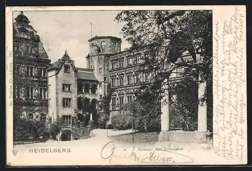 AK Heidelberg, Schloss mit Schlosshof