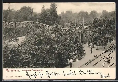 AK Mannheim, Lindenhof Überführung