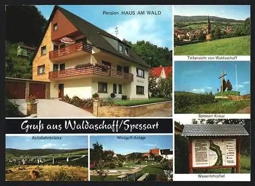 AK Waldaschaff /Spessart, Pension Haus am Wald