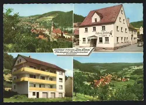 AK Heimbuchenthal /Spessart, Gasthaus und Pension Zum Lamm