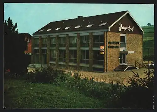 AK Weibersbrunn /Spessart, Gasthaus und Metzgerei Jägerhof