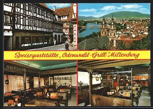 AK Miltenberg, Gasthaus Odenwald-Grill, Totalansicht