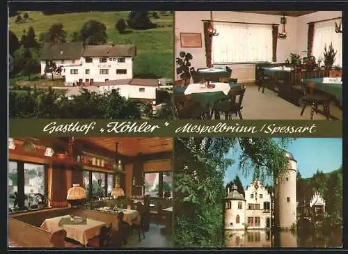 AK Mespelbrunn /Spessart, Gasthof Köhler
