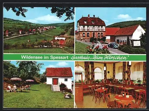 AK Eschau-Wildensee i. Spessart, Gasthaus Zum Hirschen