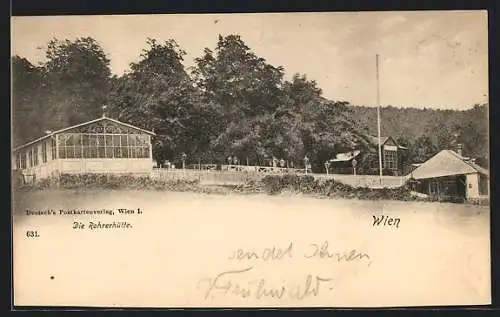 AK Wien, Die Rohrerhütte, Gasthaus