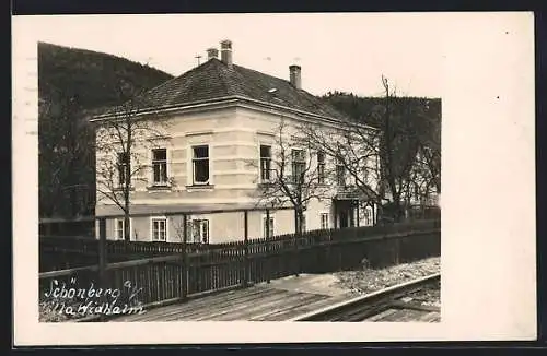 AK Schönberg a. K., Die Villa Widhalm