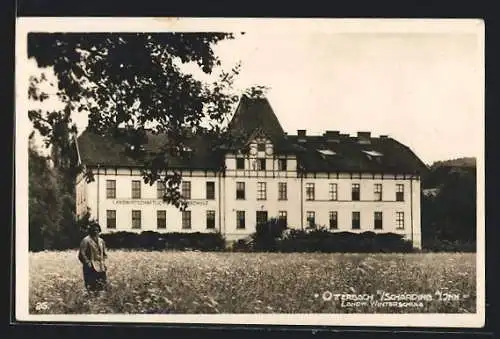 AK St. Florian am Inn, Landwirtschaftliche Winterschule Otterbach, Vorderansicht