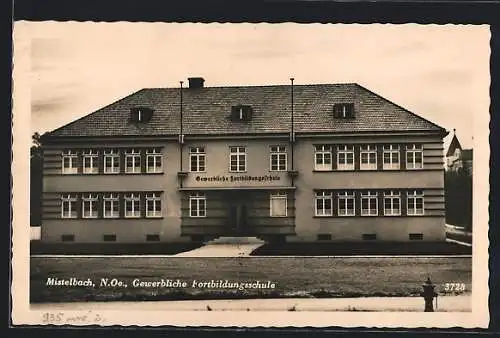 AK Mistelbach /N.-Oe., Die Gewerbliche Fortbildungsschule