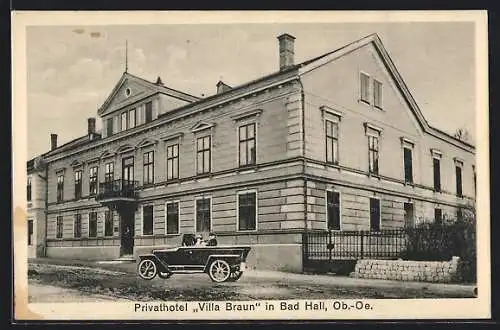 AK Bad Hall /Ob.-Oe., Privathotel Villa Braun