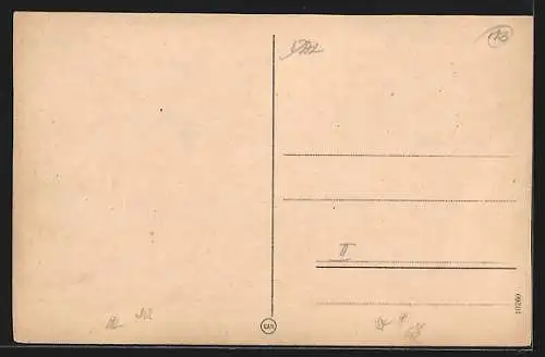 AK Split, Ortsansicht mit Hafen aus der Vogelschau