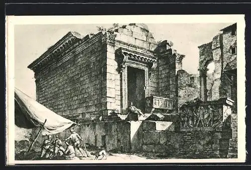AK Split, Rimski hram, sasa Krstionica