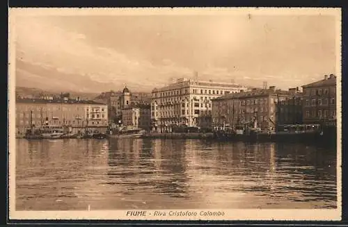 AK Fiume, Riva Cristoforo Colombo