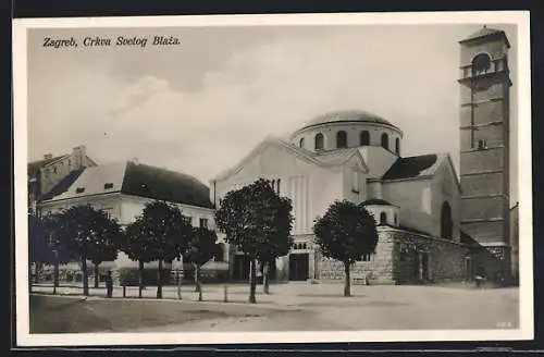 AK Zagreb, Crkva Svetog Blaza
