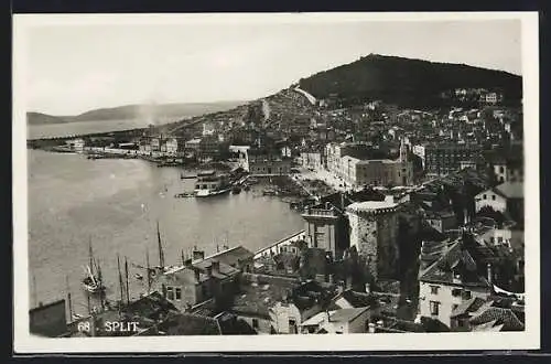 AK Split, Gesamtansicht aus der Vogelschau