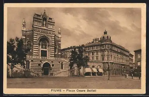 AK Fiume, Piazza Cesare Battisti