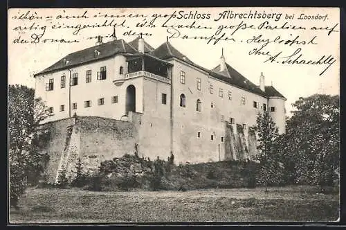 AK Loosdorf, Das Schloss Albrechtsberg