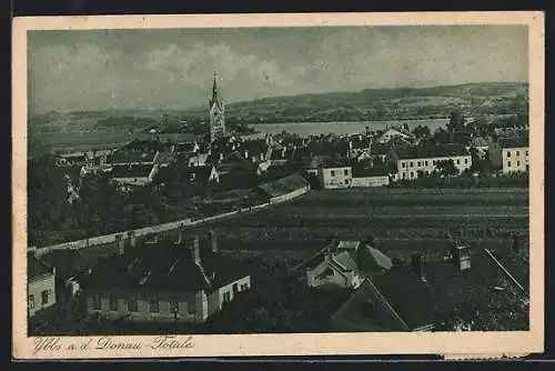 AK Ybbs a. d. Donau, Gesamtansicht mit der Kirche