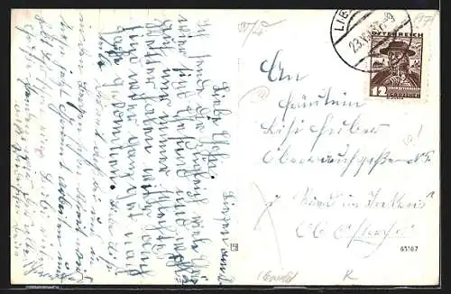 AK Weissenbach bei Liezen, Teilansicht mit Grimming