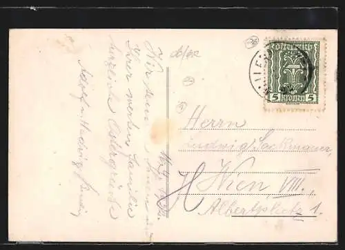 AK Wallern /Ob.-Oesterr., Teilansicht mit Kirche