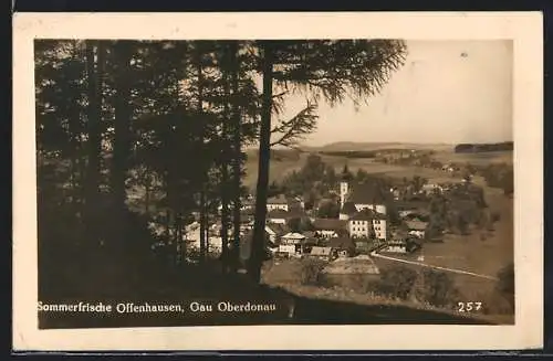 AK Offenhausen /Gau Oberdonau, Teilansicht mit Kirche